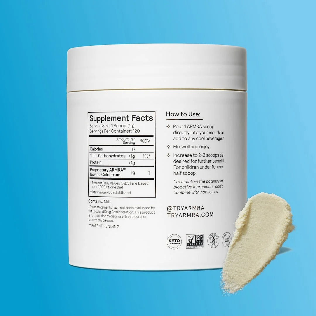 ARMRA Colostrum Unflavored Jar